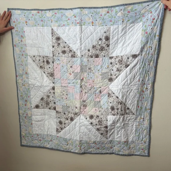 Hand Stitched Baby Quilt - Picture 10 of 12